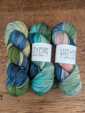 3 Skein Sport Yarn Fade